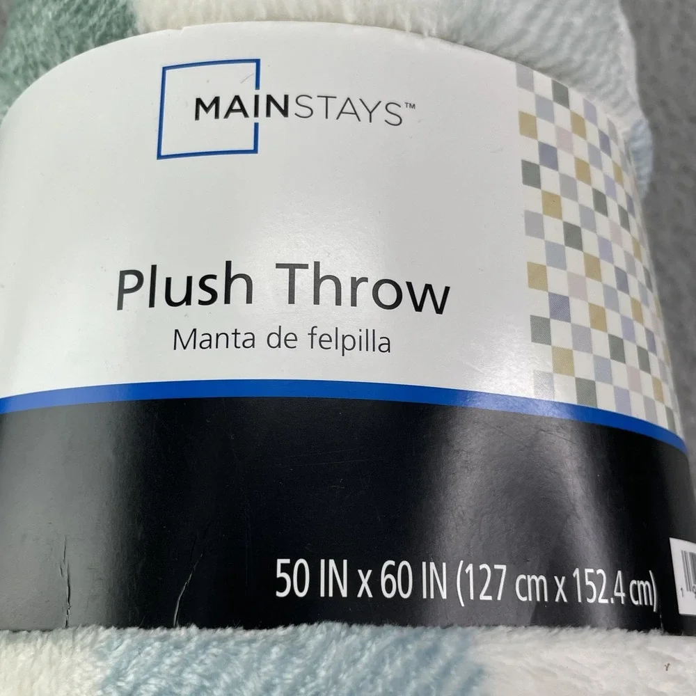 Mainstays Fleece Plush Throw Blanket 50